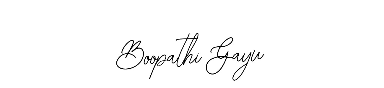 Boopathi Gayu stylish signature style. Best Handwritten Sign (Bearetta-2O07w) for my name. Handwritten Signature Collection Ideas for my name Boopathi Gayu. Boopathi Gayu signature style 12 images and pictures png