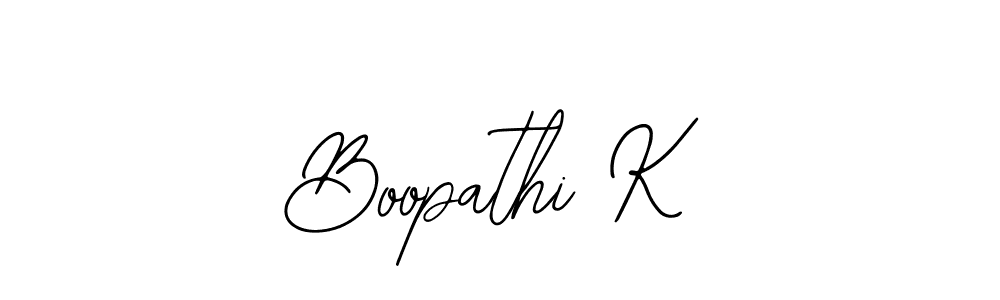 How to Draw Boopathi K signature style? Bearetta-2O07w is a latest design signature styles for name Boopathi K. Boopathi K signature style 12 images and pictures png