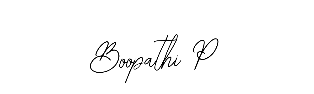 Also You can easily find your signature by using the search form. We will create Boopathi P name handwritten signature images for you free of cost using Bearetta-2O07w sign style. Boopathi P signature style 12 images and pictures png