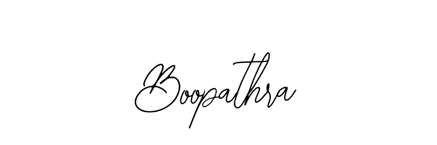 Design your own signature with our free online signature maker. With this signature software, you can create a handwritten (Bearetta-2O07w) signature for name Boopathra. Boopathra signature style 12 images and pictures png