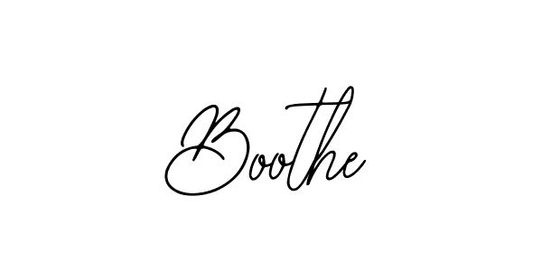 Design your own signature with our free online signature maker. With this signature software, you can create a handwritten (Bearetta-2O07w) signature for name Boothe. Boothe signature style 12 images and pictures png