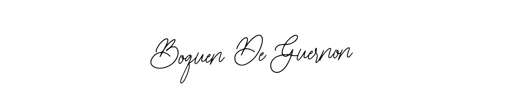 Make a beautiful signature design for name Boquen De Guernon. Use this online signature maker to create a handwritten signature for free. Boquen De Guernon signature style 12 images and pictures png