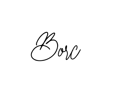 You should practise on your own different ways (Bearetta-2O07w) to write your name (Borc) in signature. don't let someone else do it for you. Borc signature style 12 images and pictures png