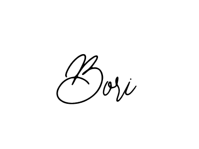 You should practise on your own different ways (Bearetta-2O07w) to write your name (Bori) in signature. don't let someone else do it for you. Bori signature style 12 images and pictures png