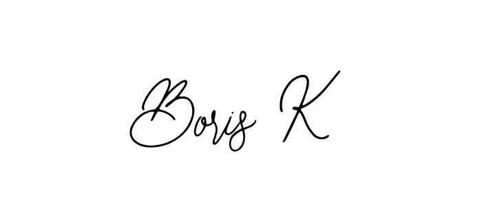 Make a beautiful signature design for name Boris K. With this signature (Bearetta-2O07w) style, you can create a handwritten signature for free. Boris K signature style 12 images and pictures png