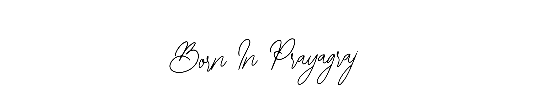 The best way (Bearetta-2O07w) to make a short signature is to pick only two or three words in your name. The name Born In Prayagraj include a total of six letters. For converting this name. Born In Prayagraj signature style 12 images and pictures png
