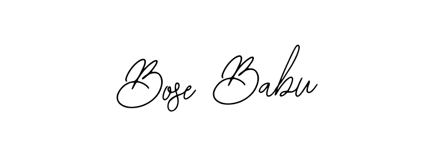 Make a beautiful signature design for name Bose Babu. Use this online signature maker to create a handwritten signature for free. Bose Babu signature style 12 images and pictures png