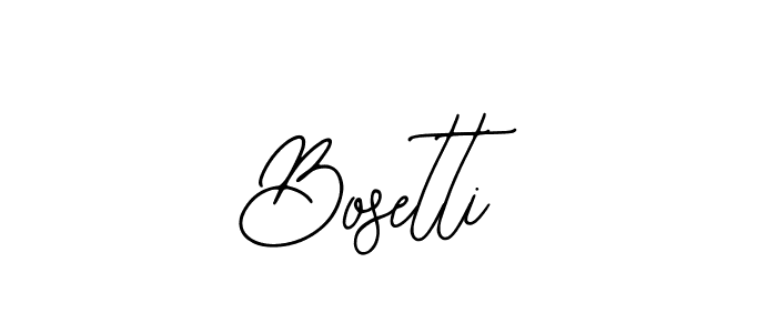 Create a beautiful signature design for name Bosetti. With this signature (Bearetta-2O07w) fonts, you can make a handwritten signature for free. Bosetti signature style 12 images and pictures png