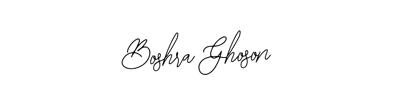It looks lik you need a new signature style for name Boshra Ghoson. Design unique handwritten (Bearetta-2O07w) signature with our free signature maker in just a few clicks. Boshra Ghoson signature style 12 images and pictures png