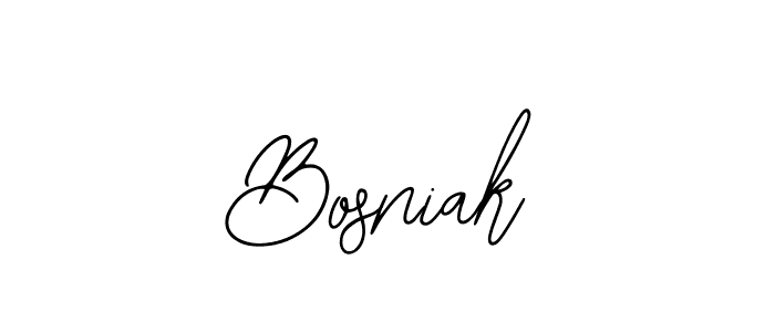Create a beautiful signature design for name Bosniak. With this signature (Bearetta-2O07w) fonts, you can make a handwritten signature for free. Bosniak signature style 12 images and pictures png