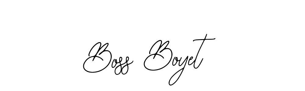 The best way (Bearetta-2O07w) to make a short signature is to pick only two or three words in your name. The name Boss Boyet include a total of six letters. For converting this name. Boss Boyet signature style 12 images and pictures png