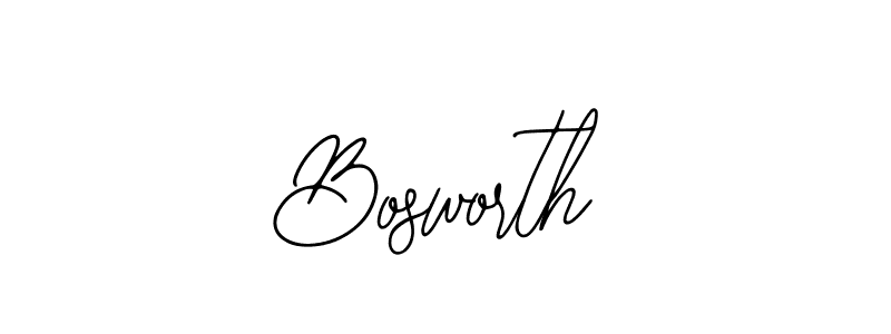 Use a signature maker to create a handwritten signature online. With this signature software, you can design (Bearetta-2O07w) your own signature for name Bosworth. Bosworth signature style 12 images and pictures png