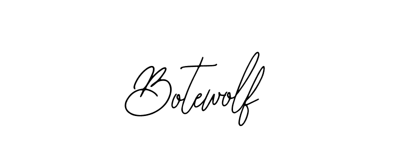 You should practise on your own different ways (Bearetta-2O07w) to write your name (Botewolf) in signature. don't let someone else do it for you. Botewolf signature style 12 images and pictures png