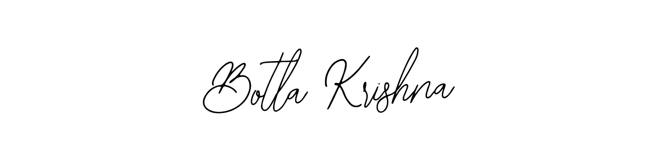 Botla Krishna stylish signature style. Best Handwritten Sign (Bearetta-2O07w) for my name. Handwritten Signature Collection Ideas for my name Botla Krishna. Botla Krishna signature style 12 images and pictures png