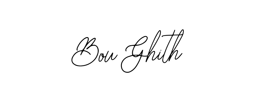Make a beautiful signature design for name Bou Ghith. Use this online signature maker to create a handwritten signature for free. Bou Ghith signature style 12 images and pictures png