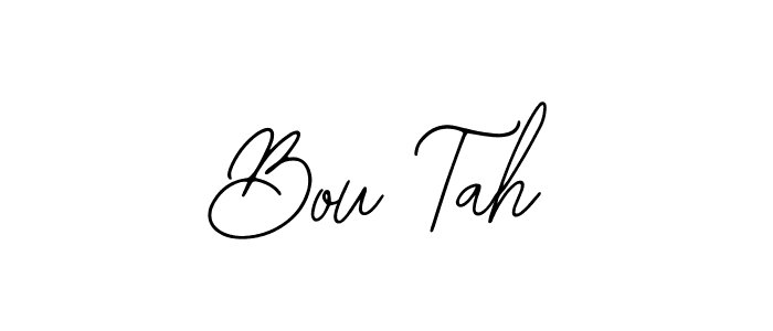 Design your own signature with our free online signature maker. With this signature software, you can create a handwritten (Bearetta-2O07w) signature for name Bou Tah. Bou Tah signature style 12 images and pictures png
