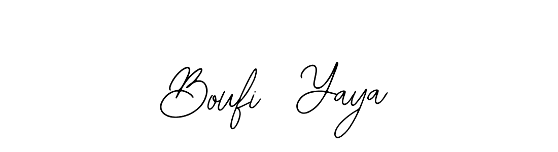 Make a beautiful signature design for name Boufi  Yaya. With this signature (Bearetta-2O07w) style, you can create a handwritten signature for free. Boufi  Yaya signature style 12 images and pictures png