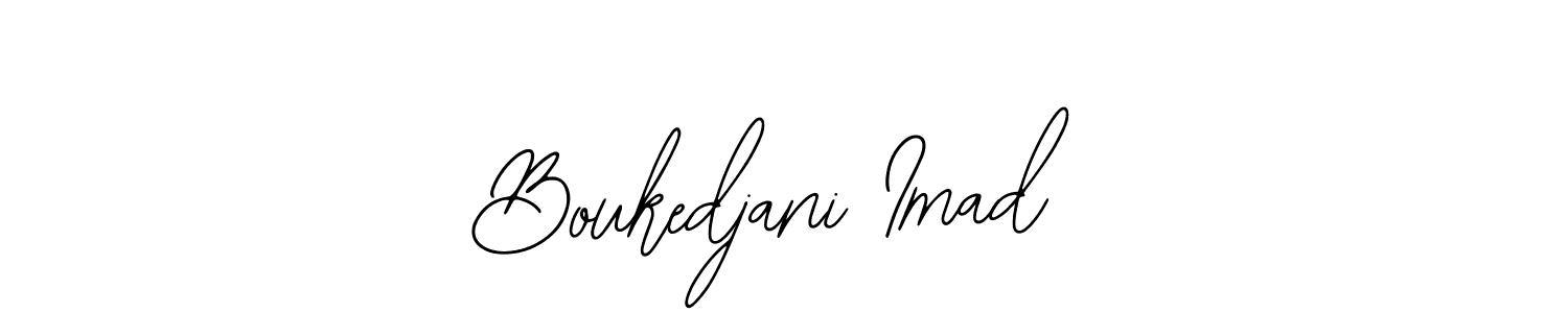 Make a beautiful signature design for name Boukedjani Imad. With this signature (Bearetta-2O07w) style, you can create a handwritten signature for free. Boukedjani Imad signature style 12 images and pictures png