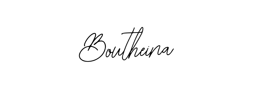 The best way (Bearetta-2O07w) to make a short signature is to pick only two or three words in your name. The name Boutheina include a total of six letters. For converting this name. Boutheina signature style 12 images and pictures png