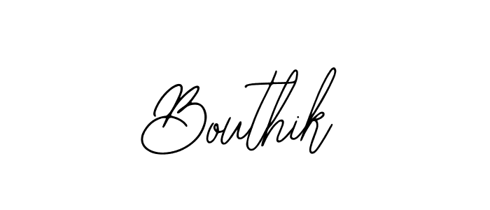 How to make Bouthik signature? Bearetta-2O07w is a professional autograph style. Create handwritten signature for Bouthik name. Bouthik signature style 12 images and pictures png