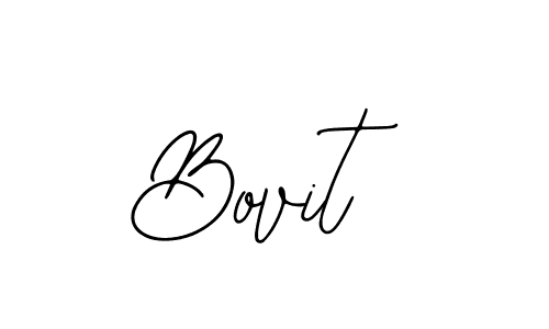 How to make Bovit name signature. Use Bearetta-2O07w style for creating short signs online. This is the latest handwritten sign. Bovit signature style 12 images and pictures png