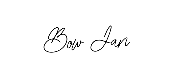 Also You can easily find your signature by using the search form. We will create Bow Jan name handwritten signature images for you free of cost using Bearetta-2O07w sign style. Bow Jan signature style 12 images and pictures png