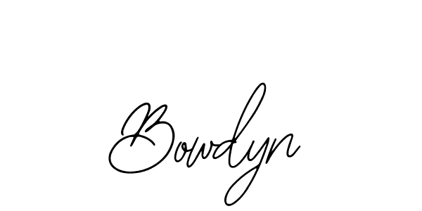 Make a beautiful signature design for name Bowdyn. With this signature (Bearetta-2O07w) style, you can create a handwritten signature for free. Bowdyn signature style 12 images and pictures png