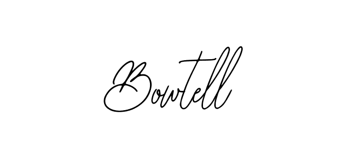 Use a signature maker to create a handwritten signature online. With this signature software, you can design (Bearetta-2O07w) your own signature for name Bowtell. Bowtell signature style 12 images and pictures png