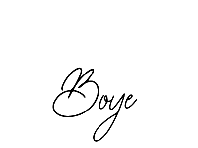 Make a beautiful signature design for name Boye. With this signature (Bearetta-2O07w) style, you can create a handwritten signature for free. Boye signature style 12 images and pictures png