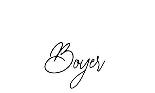 Design your own signature with our free online signature maker. With this signature software, you can create a handwritten (Bearetta-2O07w) signature for name Boyer. Boyer signature style 12 images and pictures png
