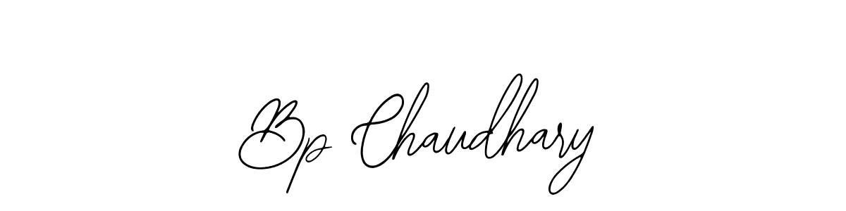 Design your own signature with our free online signature maker. With this signature software, you can create a handwritten (Bearetta-2O07w) signature for name Bp Chaudhary. Bp Chaudhary signature style 12 images and pictures png