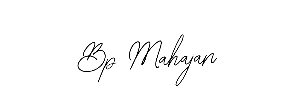 Design your own signature with our free online signature maker. With this signature software, you can create a handwritten (Bearetta-2O07w) signature for name Bp Mahajan. Bp Mahajan signature style 12 images and pictures png