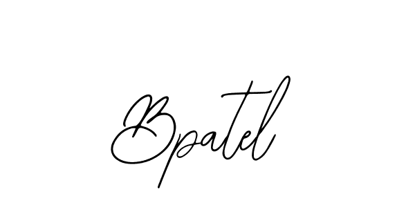 Make a beautiful signature design for name Bpatel. Use this online signature maker to create a handwritten signature for free. Bpatel signature style 12 images and pictures png