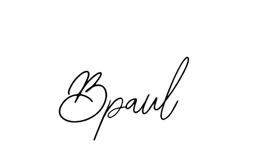 How to make Bpaul signature? Bearetta-2O07w is a professional autograph style. Create handwritten signature for Bpaul name. Bpaul signature style 12 images and pictures png