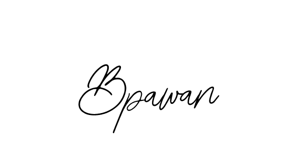 Use a signature maker to create a handwritten signature online. With this signature software, you can design (Bearetta-2O07w) your own signature for name Bpawan. Bpawan signature style 12 images and pictures png