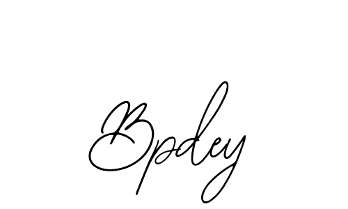 Design your own signature with our free online signature maker. With this signature software, you can create a handwritten (Bearetta-2O07w) signature for name Bpdey. Bpdey signature style 12 images and pictures png