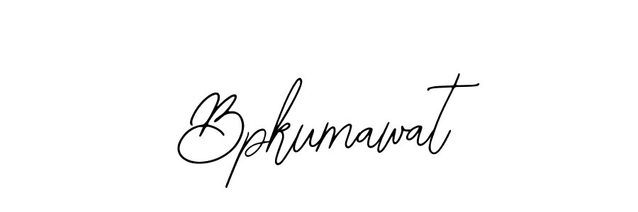 Bearetta-2O07w is a professional signature style that is perfect for those who want to add a touch of class to their signature. It is also a great choice for those who want to make their signature more unique. Get Bpkumawat name to fancy signature for free. Bpkumawat signature style 12 images and pictures png