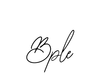 Make a beautiful signature design for name Bple. With this signature (Bearetta-2O07w) style, you can create a handwritten signature for free. Bple signature style 12 images and pictures png