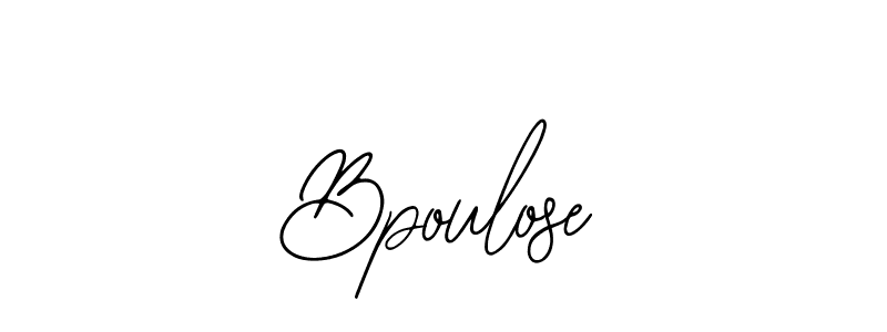 It looks lik you need a new signature style for name Bpoulose. Design unique handwritten (Bearetta-2O07w) signature with our free signature maker in just a few clicks. Bpoulose signature style 12 images and pictures png