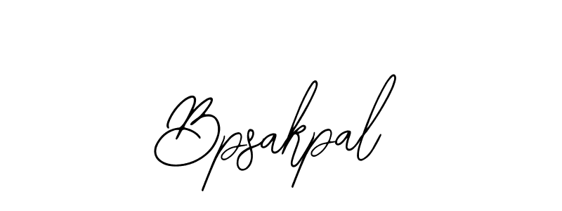 How to make Bpsakpal signature? Bearetta-2O07w is a professional autograph style. Create handwritten signature for Bpsakpal name. Bpsakpal signature style 12 images and pictures png