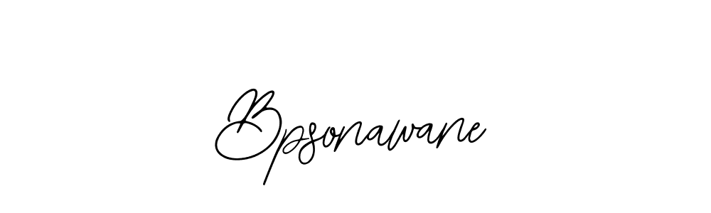 How to Draw Bpsonawane signature style? Bearetta-2O07w is a latest design signature styles for name Bpsonawane. Bpsonawane signature style 12 images and pictures png