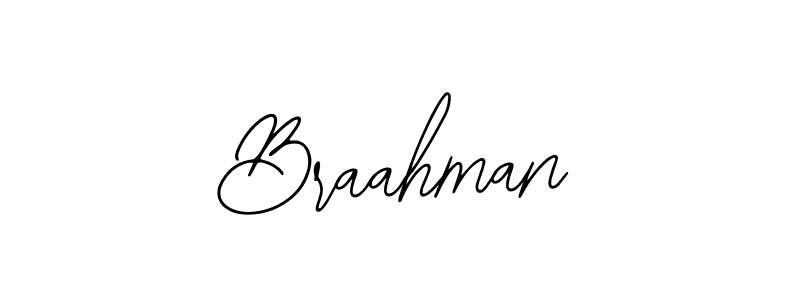 Design your own signature with our free online signature maker. With this signature software, you can create a handwritten (Bearetta-2O07w) signature for name Braahman. Braahman signature style 12 images and pictures png