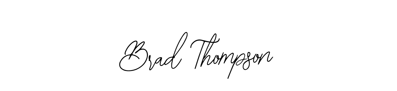 Also You can easily find your signature by using the search form. We will create Brad Thompson name handwritten signature images for you free of cost using Bearetta-2O07w sign style. Brad Thompson signature style 12 images and pictures png
