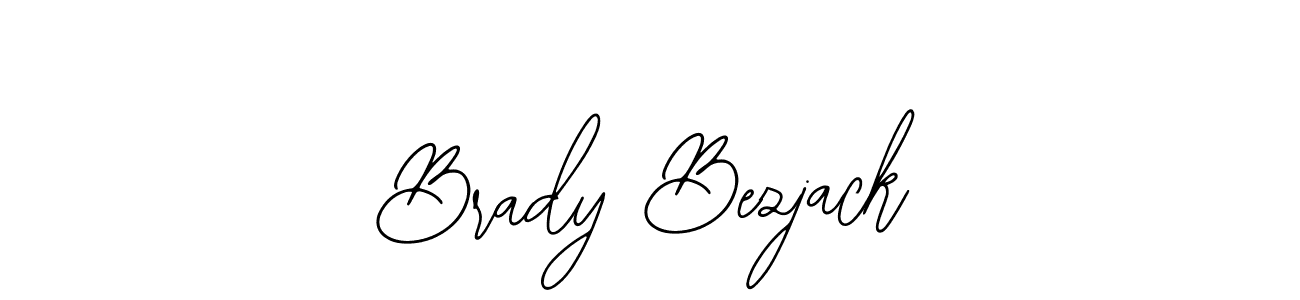 Design your own signature with our free online signature maker. With this signature software, you can create a handwritten (Bearetta-2O07w) signature for name Brady Bezjack. Brady Bezjack signature style 12 images and pictures png