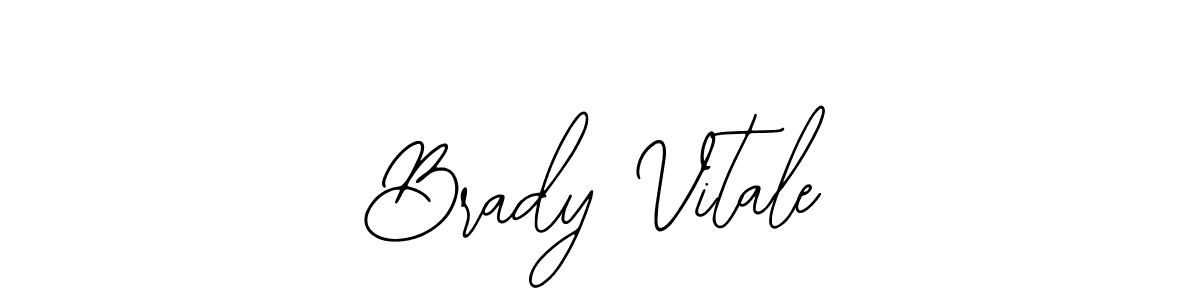 Also You can easily find your signature by using the search form. We will create Brady Vitale name handwritten signature images for you free of cost using Bearetta-2O07w sign style. Brady Vitale signature style 12 images and pictures png
