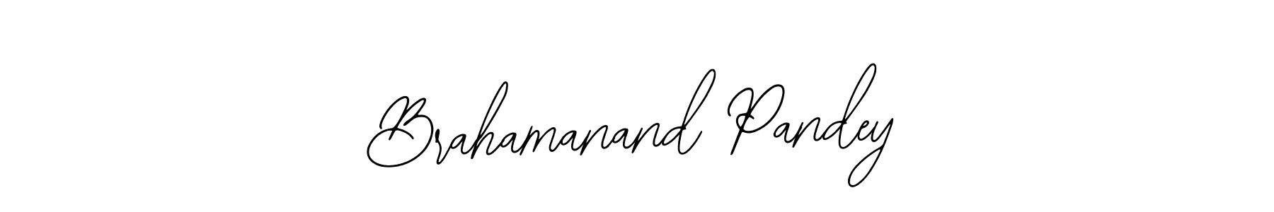 Use a signature maker to create a handwritten signature online. With this signature software, you can design (Bearetta-2O07w) your own signature for name Brahamanand Pandey. Brahamanand Pandey signature style 12 images and pictures png