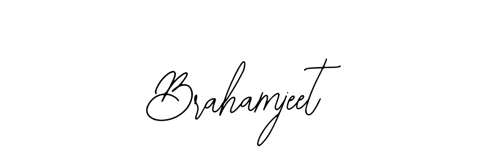 Also we have Brahamjeet name is the best signature style. Create professional handwritten signature collection using Bearetta-2O07w autograph style. Brahamjeet signature style 12 images and pictures png