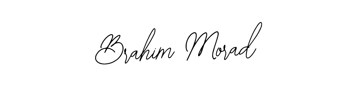 You should practise on your own different ways (Bearetta-2O07w) to write your name (Brahim Morad) in signature. don't let someone else do it for you. Brahim Morad signature style 12 images and pictures png