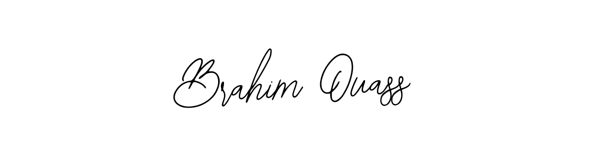 Bearetta-2O07w is a professional signature style that is perfect for those who want to add a touch of class to their signature. It is also a great choice for those who want to make their signature more unique. Get Brahim Ouass name to fancy signature for free. Brahim Ouass signature style 12 images and pictures png