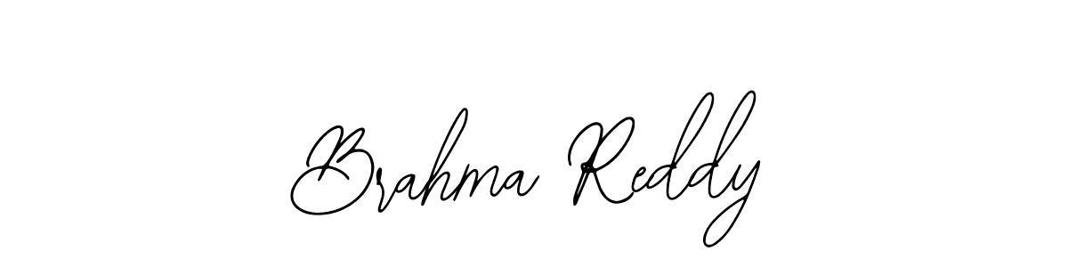 How to make Brahma Reddy name signature. Use Bearetta-2O07w style for creating short signs online. This is the latest handwritten sign. Brahma Reddy signature style 12 images and pictures png